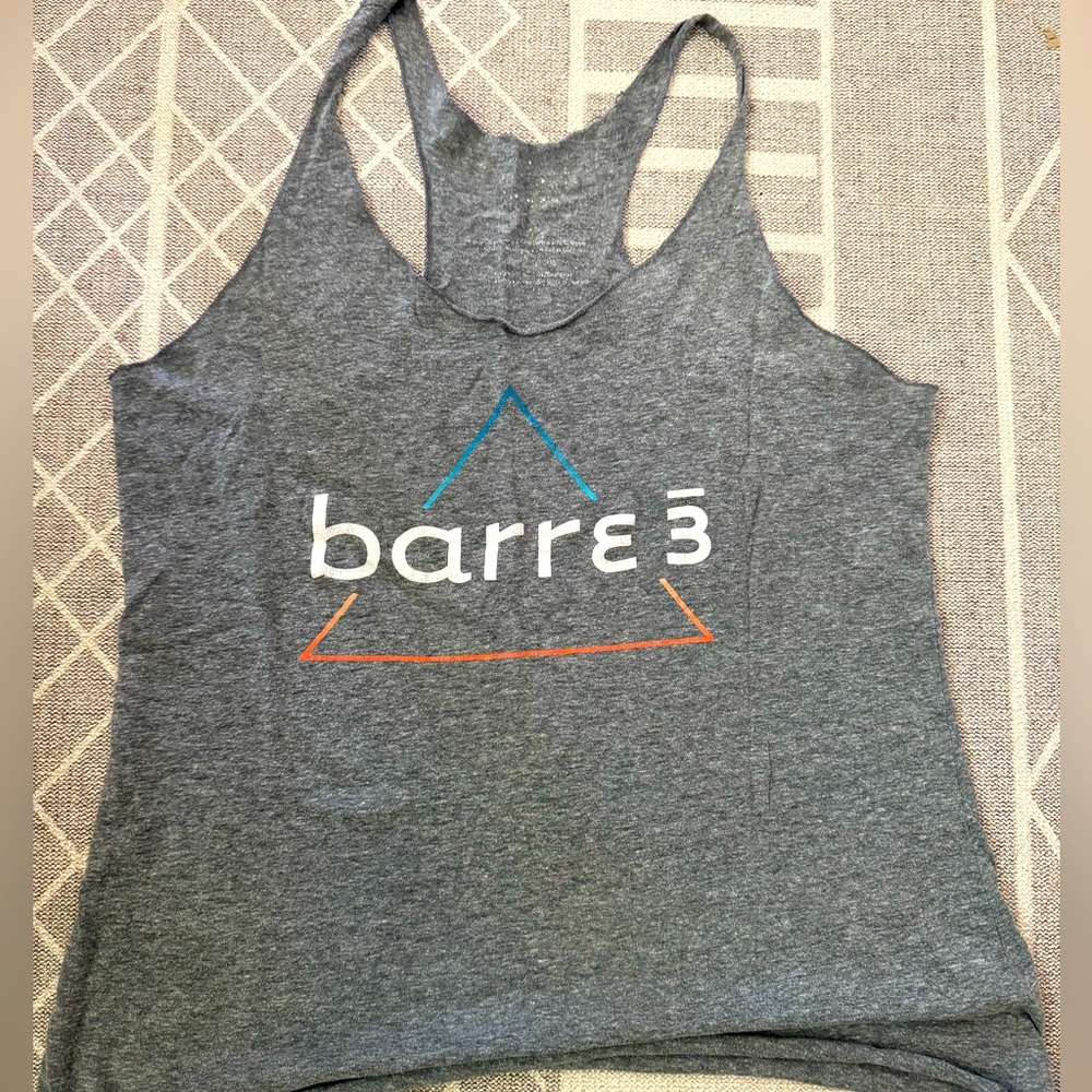 BARRE3- Classic Gray Tank Top
